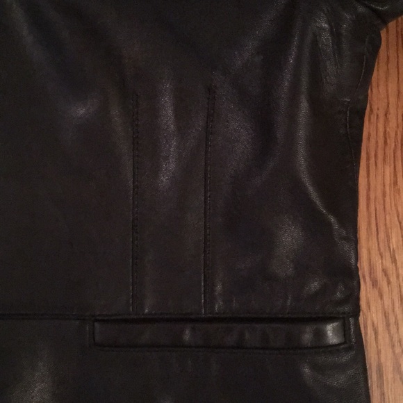 Ann Taylor Genuine Leather Jacket - Picture 2 of 5